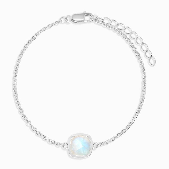 Armband Elegance Maansteen Zilver