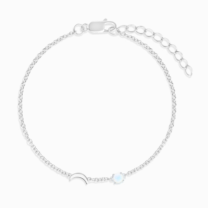 Armband Luna Maansteen Zilver