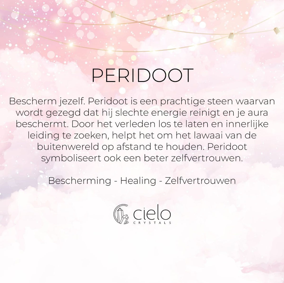 Ring Petite Peridoot Goud